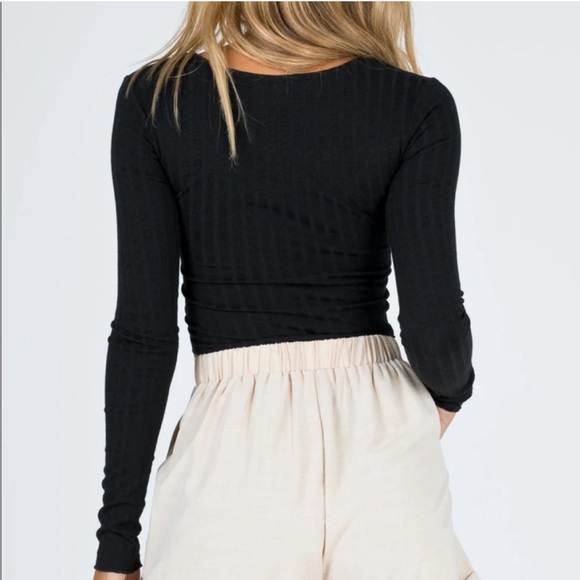 Princess Polly Abigal Top in Black Size 4 - Picture 6 of 14